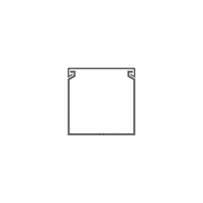 PVC Cable Trunking Accessory, 60 x 60mm