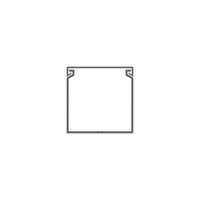 PVC Cable Trunking Accessory, 60 x 60mm
