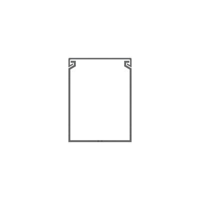 PVC Cable Trunking Accessory, 60 x 80mm
