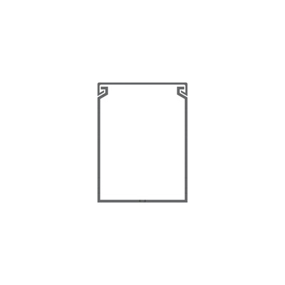 PVC Cable Trunking Accessory, 60 x 80mm