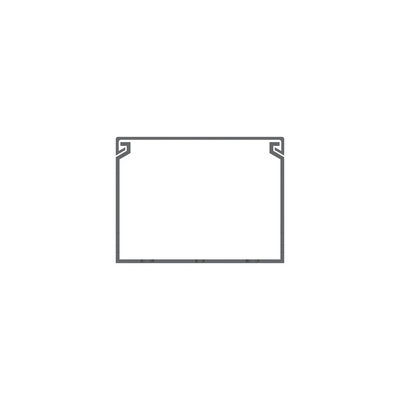 PVC Cable Trunking Accessory, 80 x 60mm