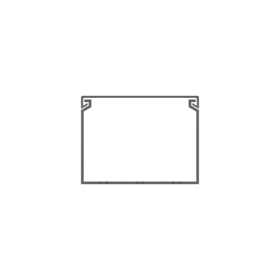 PVC Cable Trunking Accessory, 80 x 60mm