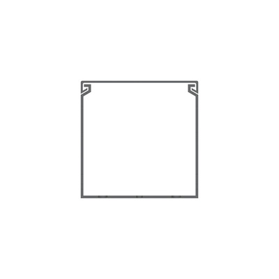 PVC Cable Trunking Accessory, 80 x 80mm