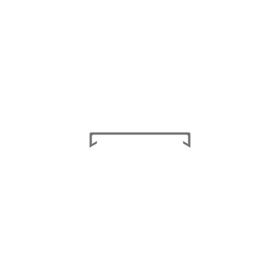 PVC Cable Trunking Accessory, 60 x 9.1mm