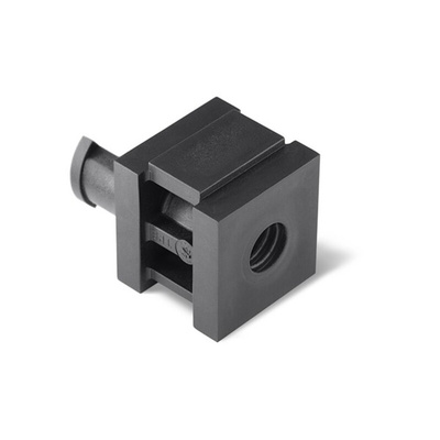 HellermannTyton Thermoplastic Elastomer Cable Trunking Accessory, 20 x 21 x 21mm, VarioPlate Cable Entry System