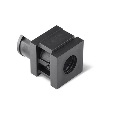 HellermannTyton Thermoplastic Elastomer Cable Trunking Accessory, 20 x 21 x 21mm, VarioPlate Cable Entry System