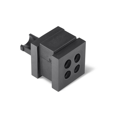 HellermannTyton Thermoplastic Elastomer Cable Trunking Accessory, 20 x 21 x 21mm, VarioPlate Cable Entry System