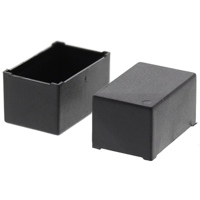 Black ABS Potting Box, 22 x 14 x 9mm