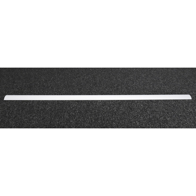 RS PRO Grey Floor Trunking - Closed Slot, W50 mm x D9.8mm, L1m, Aluminium Alloy (Lid), PVC (Base)