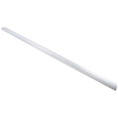 RS PRO Grey Floor Trunking - Closed Slot, W50 mm x D9.8mm, L1m, Aluminium Alloy (Lid), PVC (Base)