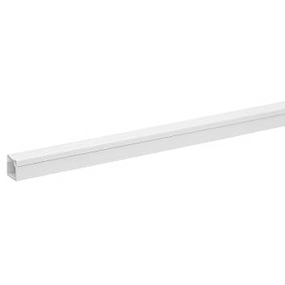 RS PRO White Mini Trunking - Closed Slot, W16 mm x D16mm, L2m, PVC