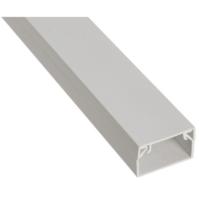 Schneider Electric EM White Mini Trunking - Closed Slot, W25 mm x D16mm, L3m, uPVC