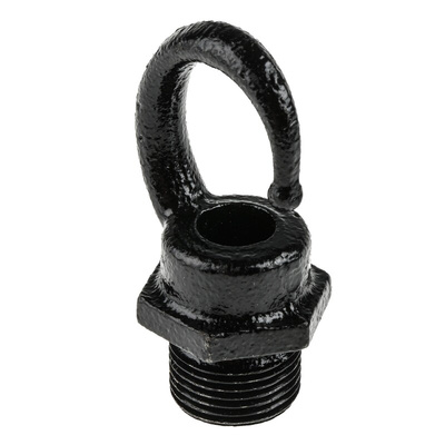 RS PRO Male Hook, Conduit Fitting, 20mm Nominal Size, Steel, Black