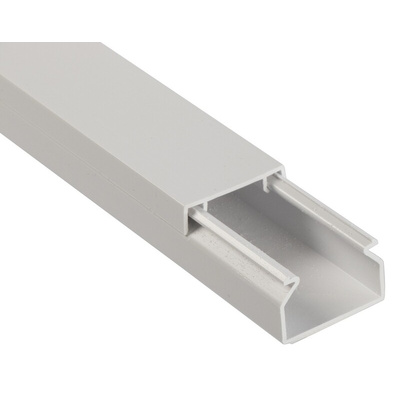 Schneider Electric SA White Mini Trunking Self-Adhesive - Closed Slot, W25 mm x D16mm, L3m, uPVC