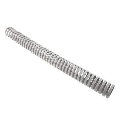 RS PRO Grey Slotted Flexible Panel Trunking - Flexible Slot, W40 mm x D40mm, L0.5m, Polypropylene