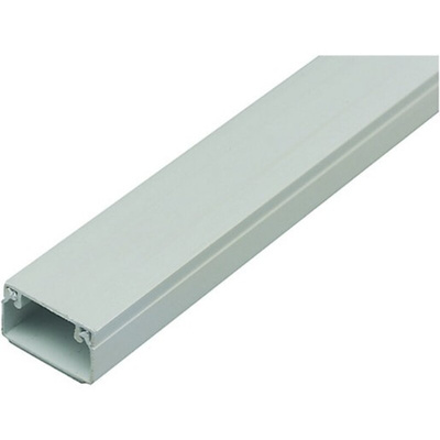 Schneider Electric FM White Mini Trunking Self-Adhesive Coil - Closed Slot, W16 mm x D10mm, L15m, uPVC