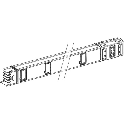 Schneider Electric Canalis KS Busbar Trunking, W146 mm x, Aluminium