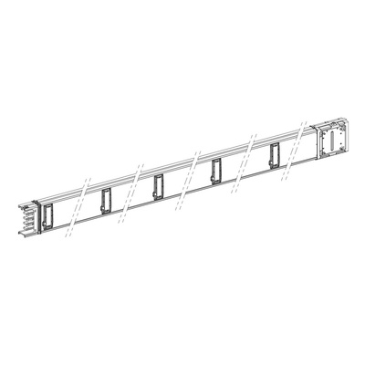 Canalis White Busbar Trunking, W54 mm x, L5m, Aluminium