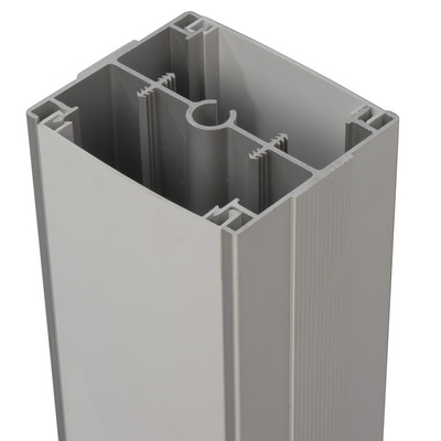Schneider Electric PP White Power Pole Trunking - Closed Slot, W100 mm x D85mm, L3.6m, Aluminium