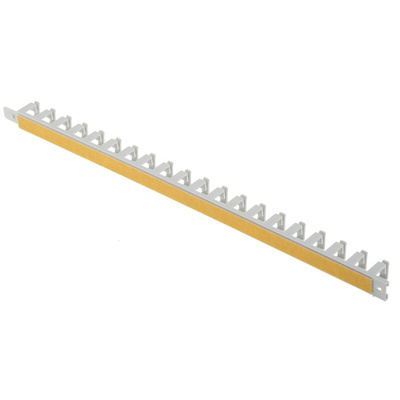 Hager Self Adhesive Grey Slotted Flexible Panel Trunking - Flexible Slot, W11 mm x D15mm, L250mm, Polyamide