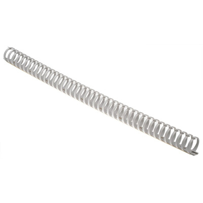 Hager Self Adhesive Grey Slotted Flexible Panel Trunking - Flexible Slot, W33 mm x D31mm, L0.5m, Polyamide