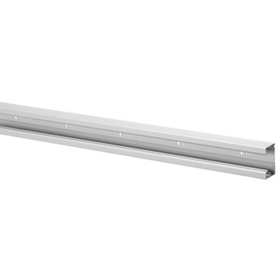 Planet-Wattohm Logix Grey Dado Trunking - Closed Slot, W85 mm x D50mm, L2m, Aluminium