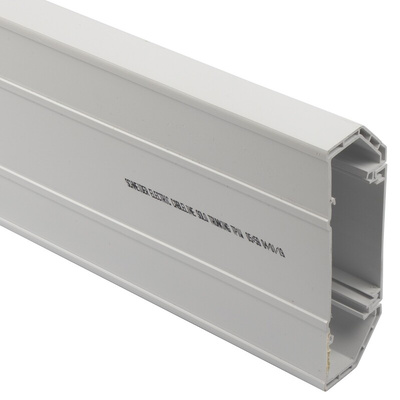 Schneider Electric Mita White Dado Trunking - Closed Slot, W150 mm x D52mm, L3m, uPVC