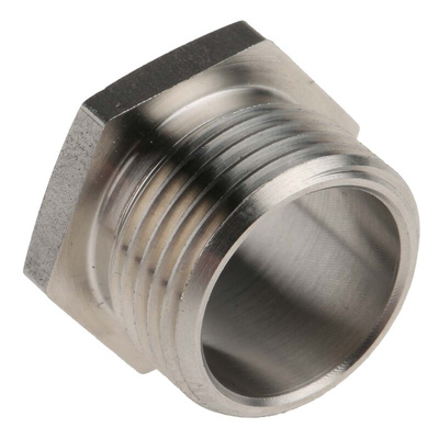 RS PRO Male Bush, Conduit Fitting, 20mm Nominal Size, 316 Stainless Steel, Silver