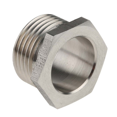 RS PRO Male Bush, Conduit Fitting, 20mm Nominal Size, 316 Stainless Steel, Silver