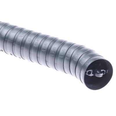 Igus TRC.40 Black Cable Chain - Flexible Slot, W43 mm x D43mm, L1m, 58 mm Min. Bend Radius, Igumid NB