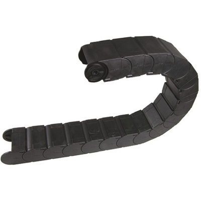 Igus 167, e-chain Black Cable Chain - Flexible Slot, W75 mm x D50mm, L1m, 150 mm Min. Bend Radius, Igumid G