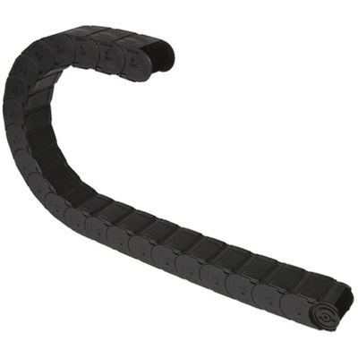 Igus 157, e-chain Black Cable Chain - Flexible Slot, W50 mm x D40mm, L1m, 150 mm Min. Bend Radius, Igumid G