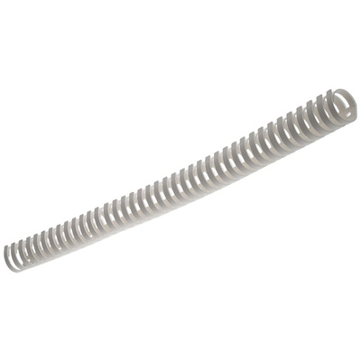 HellermannTyton HTC White Slotted Flexible Panel Trunking - Flexible Slot, W30 mm x D30mm, L0.5m, Plastic