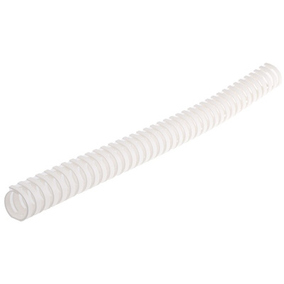 HellermannTyton HTC White Slotted Flexible Panel Trunking - Flexible Slot, W30 mm x D30mm, L0.5m, Plastic