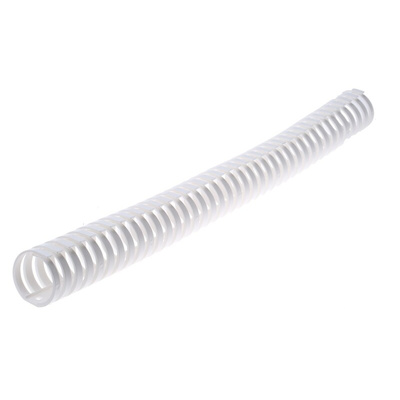 HellermannTyton White Slotted Flexible Panel Trunking - Flexible Slot, W45 mm x D48mm, L0.5m, Plastic