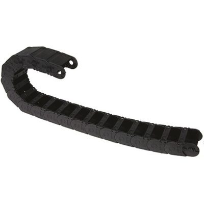 Igus 2650, e-chain Black Cable Chain - Flexible Slot, W66 mm x D50mm, L1m, 125 mm Min. Bend Radius, Igumid G