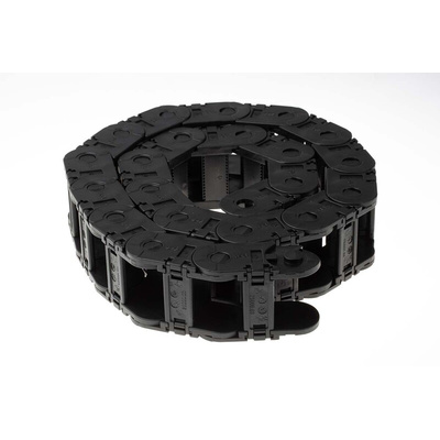 Igus 2500, e-chain Black Cable Chain - Flexible Slot, W54 mm x D35mm, L1m, 55 mm Min. Bend Radius, Igumid GLW