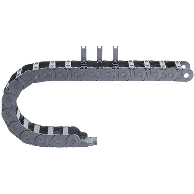 Igus 2700, e-chain Black Cable Chain - Flexible Slot, W116 mm x D50mm, L1m, 150 mm Min. Bend Radius, Igumid G