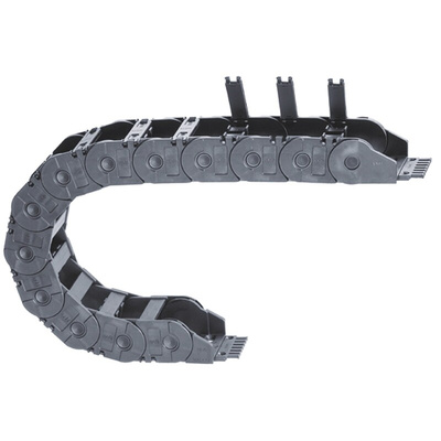 Igus 3500, e-chain Black Cable Chain - Flexible Slot, W135 mm x D64mm, L1m, 100 mm Min. Bend Radius, Igumid G