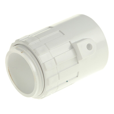 Schneider Electric Adapter, Conduit Fitting, 25mm Nominal Size, uPVC, White