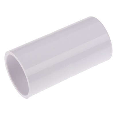 Schneider Electric Coupler, Conduit Fitting, 20mm Nominal Size, uPVC, White