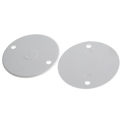 Schneider Electric Circular Lid, Conduit Fitting, 65mm Nominal Size, uPVC, White