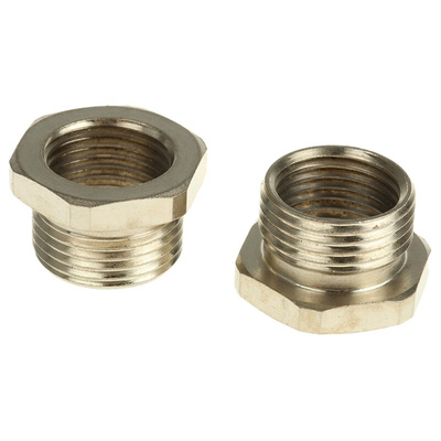 RS PRO Thread Converter, Conduit Fitting, 16mm Nominal Size, PG11 → M16, Brass