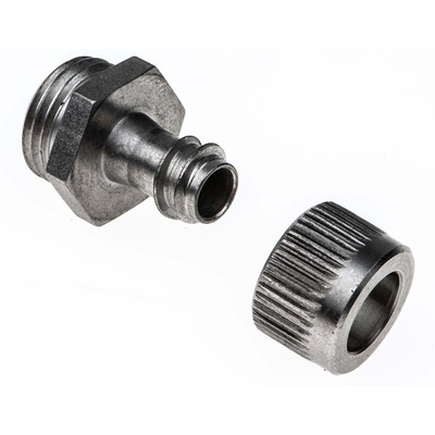 Kopex Straight, Conduit Fitting, 10mm Nominal Size, PG7, 316 Stainless Steel