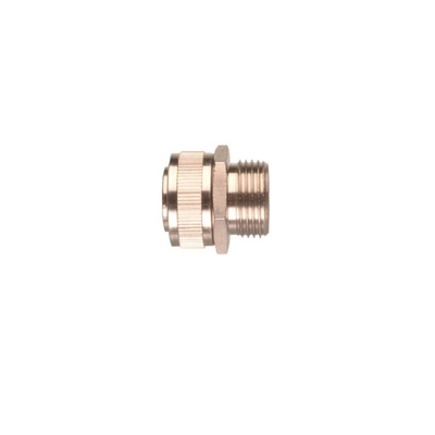 Kopex Straight, Conduit Fitting, 16mm Nominal Size, M16, 316 Stainless Steel, Metallic