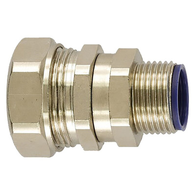Flexicon Swivel, Conduit Fitting, 16mm Nominal Size, M20, Brass
