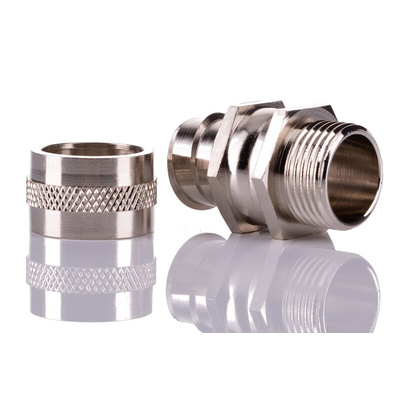 RS PRO Swivel, Conduit Fitting, 20mm Nominal Size, M20, Brass, Silver
