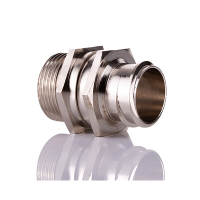 RS PRO Swivel, Conduit Fitting, 25mm Nominal Size, M25, Brass, Silver