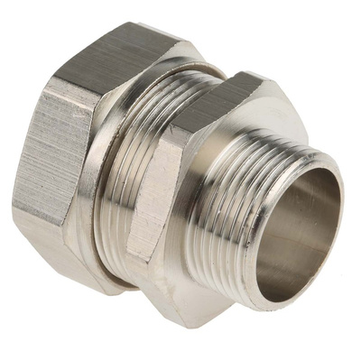 Kopex Adapter, Conduit Fitting, 25mm Nominal Size, M25, Brass