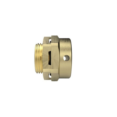 Peppers Locknut, Cable Conduit Fitting, 20mm, Brass, Brass